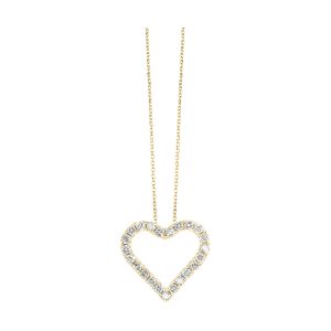 14Kt Yellow Gold Diamond 1/2Ctw Pendant
