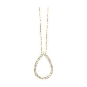14Kt Yellow Gold Diamond 1/2Ctw Pendant