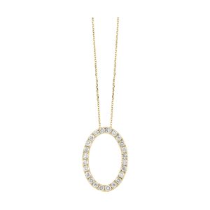 14Kt Yellow Gold Diamond 1/4Ctw Pendant