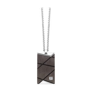 Steel White Pendant