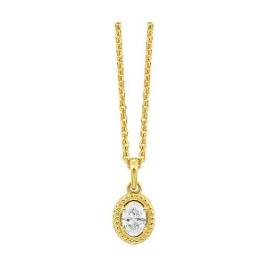 14Kt Yellow Gold Diamond 1/3Ctw Pendant
