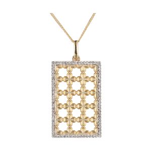 14Kt Yellow Gold Diamond 1/7Ctw Pendant