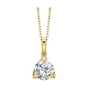 14Kt Yellow Gold Diamond 1Ctw Pendant