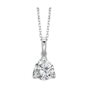 14Kt White Gold Diamond 3/4Ctw Pendant