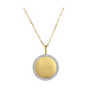 14Kt Yellow Gold Diamond 1/8Ctw Pendant