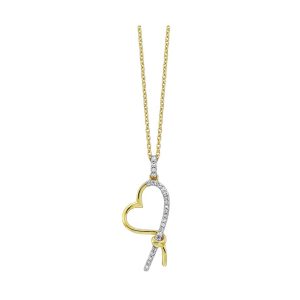 10Kt Yellow Gold Diamond 1/20Ctw Pendant