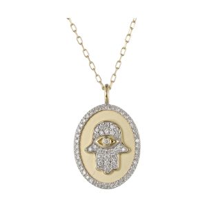 14Kt Yellow Gold Diamond 1/5Ctw Pendant