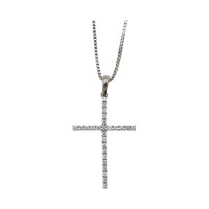 14Kt White Gold Diamond 1/7Ctw Pendant