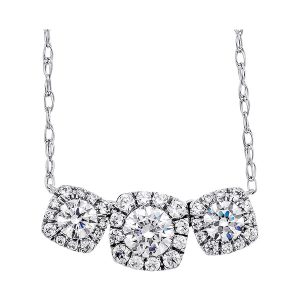 14Kt White Gold Diamond 5/8Ctw Pendant