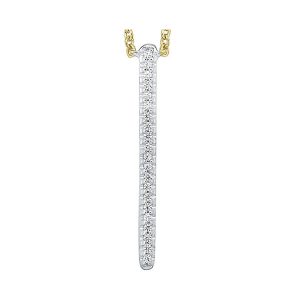 10Kt Yellow Gold Diamond 1/20Ctw Pendant