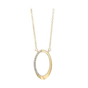 10Kt Yellow Gold Diamond 1/20Ctw Pendant