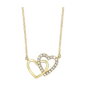 14Kt Yellow Gold Diamond 1/12Ctw Pendant