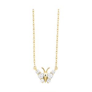 10Kt Yellow Gold Diamond 1/5Ctw Pendant