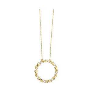10Kt Yellow Gold Diamond 1/4Ctw Pendant