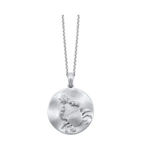 Silver Diamond 1/50Ctw Pendant