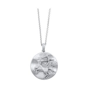 Silver Diamond 1/50Ctw Pendant