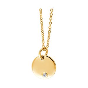 10Kt Yellow Gold Diamond 1/50Ctw Pendant