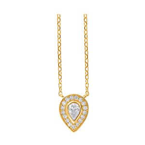 10Kt Yellow Gold Diamond 1/7Ctw Pendant