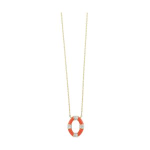 10Kt Yellow Gold Diamond 1/10Ctw Pendant