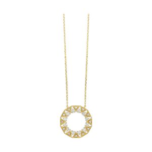 10Kt Yellow Gold Diamond 1/3Ctw Pendant