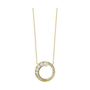 14Kt Yellow Gold Diamond 1/2Ctw Pendant