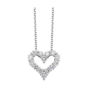 14Kt White Gold Diamond 5/8Ctw Pendant