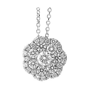 14Kt White Gold Diamond 1Ctw Pendant