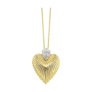 14Kt Yellow Gold Diamond 1/7Ctw Pendant