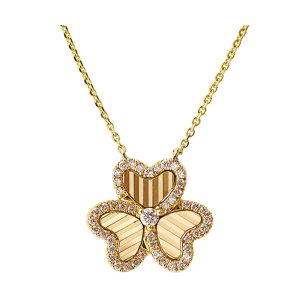 14Kt Yellow Gold Diamond 1/7Ctw Pendant