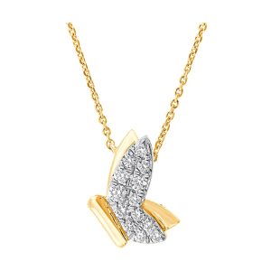 14Kt Yellow Gold Diamond 1/7Ctw Pendant