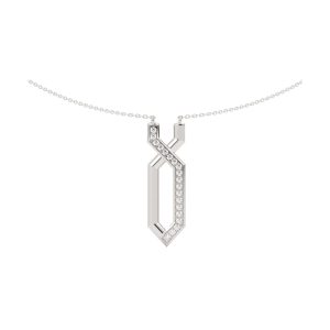 Silver Diamond 1/4Ctw Pendant