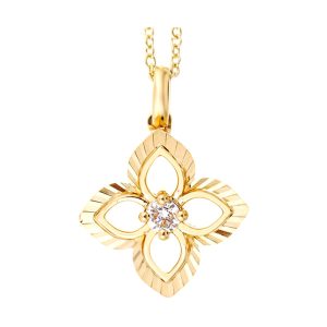 14Kt Yellow Gold Diamond 1/15Ctw Pendant