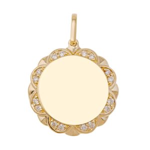 14Kt Yellow Gold Diamond 1/10Ctw Earring