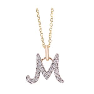 14Kt Yellow Gold Diamond 1/10Ctw Pendant
