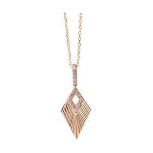 14Kt Yellow Gold Diamond 1/8Ctw Pendant