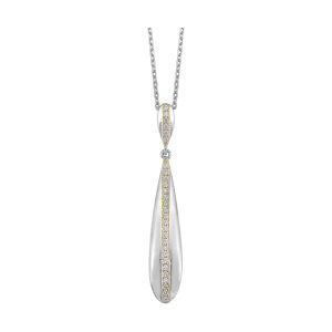 Silver White Yellow Pendant