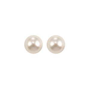 14Kt Yellow Gold Pearl Earring