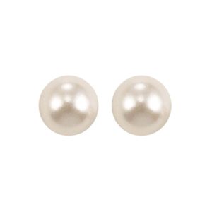 14Kt Yellow Gold Pearl Earring