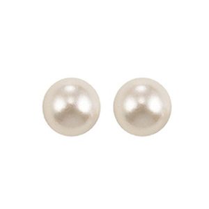 14Kt White Gold Pearl Earring