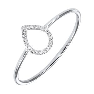 14Kt White Gold Diamond 1/20Ctw Ring