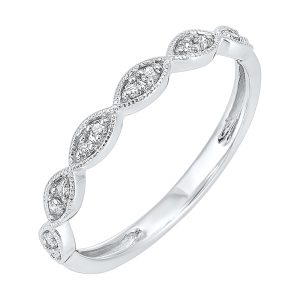 10Kt White Gold Diamond 1/10Ctw Ring