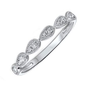 10Kt White Gold Diamond 1/8Ctw Ring
