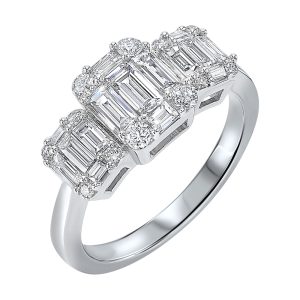 14Kt White Gold Diamond 1/2Ctw Ring