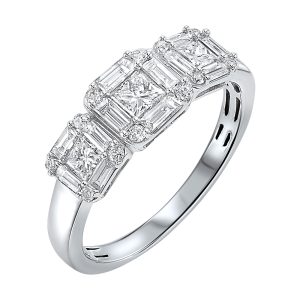 14Kt White Gold Diamond 1Ctw Ring