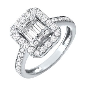 14Kt White Gold Diamond 1/3Ctw Ring