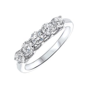 14Kt White Gold Diamond 3/4Ctw Ring