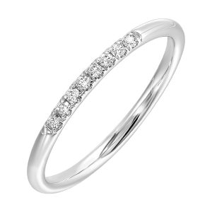 14Kt White Gold Diamond 1/12Ctw Ring