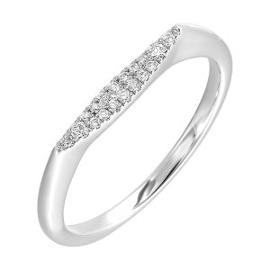 14Kt White Gold Diamond 1/12Ctw Ring