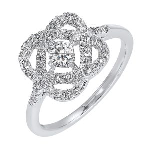 14Kt White Gold Diamond 1/2Ctw Ring