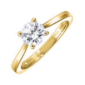 14Kt White Yellow Gold Diamond 1Ctw Ring